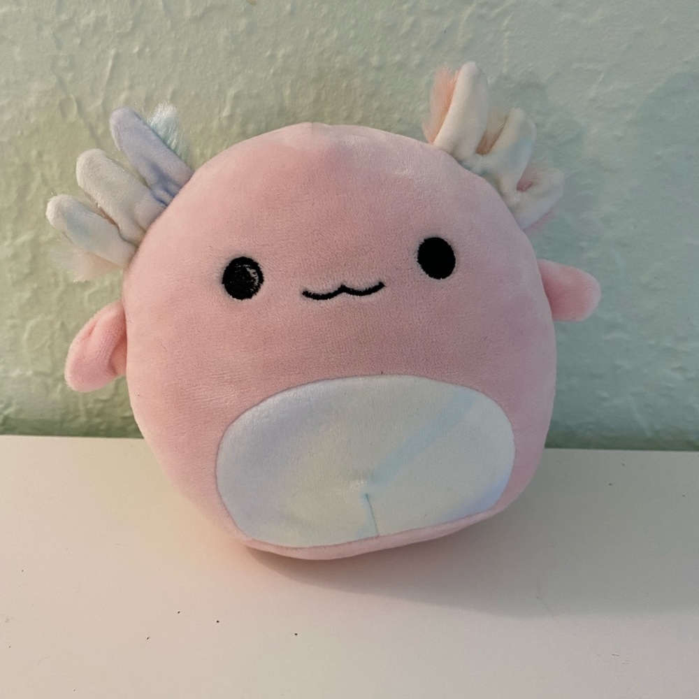 Axolotl Squishmallow small 5’ inch